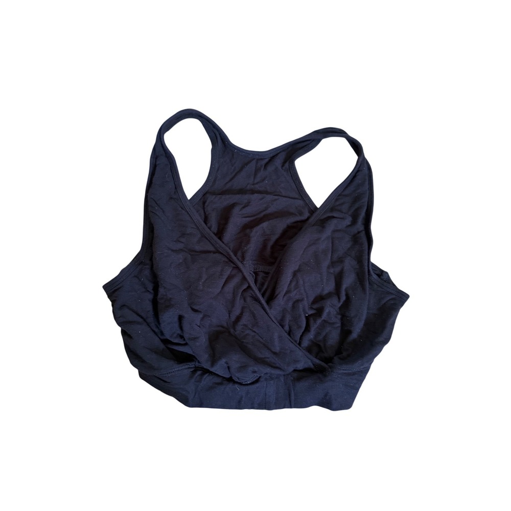 Kindred‎ Bravely crossover black wireless comfort maternity nursing bra